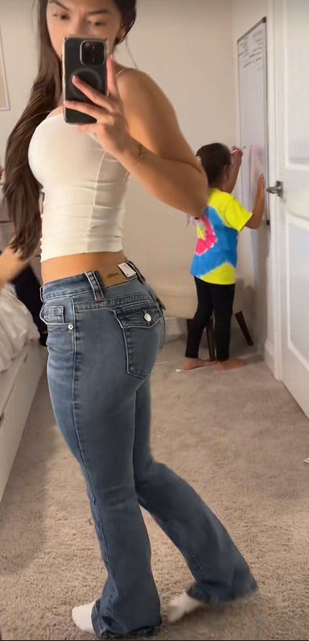 Pacsun Jade Low Rise Bootcut Jeans - Medium Indico