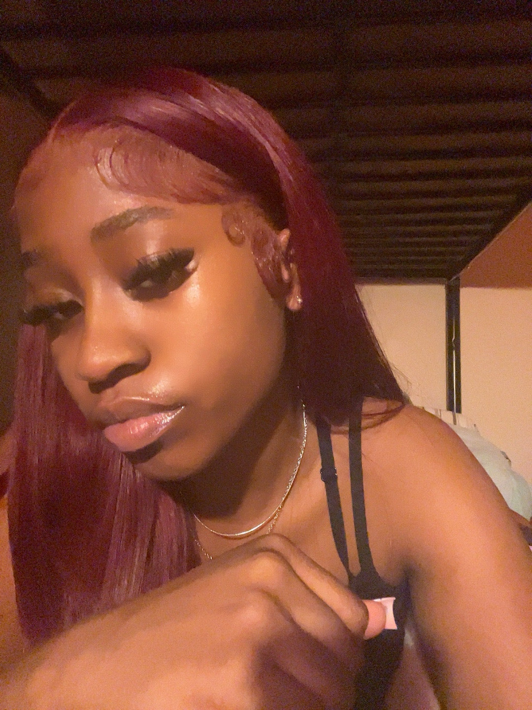 99j Burgundy BodyWave Wig | 13x4 180 Density | 28 inches