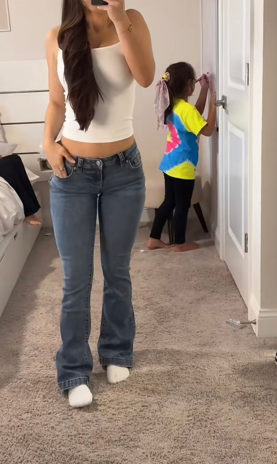 Pacsun Jade Low Rise Bootcut Jeans - Medium Indico