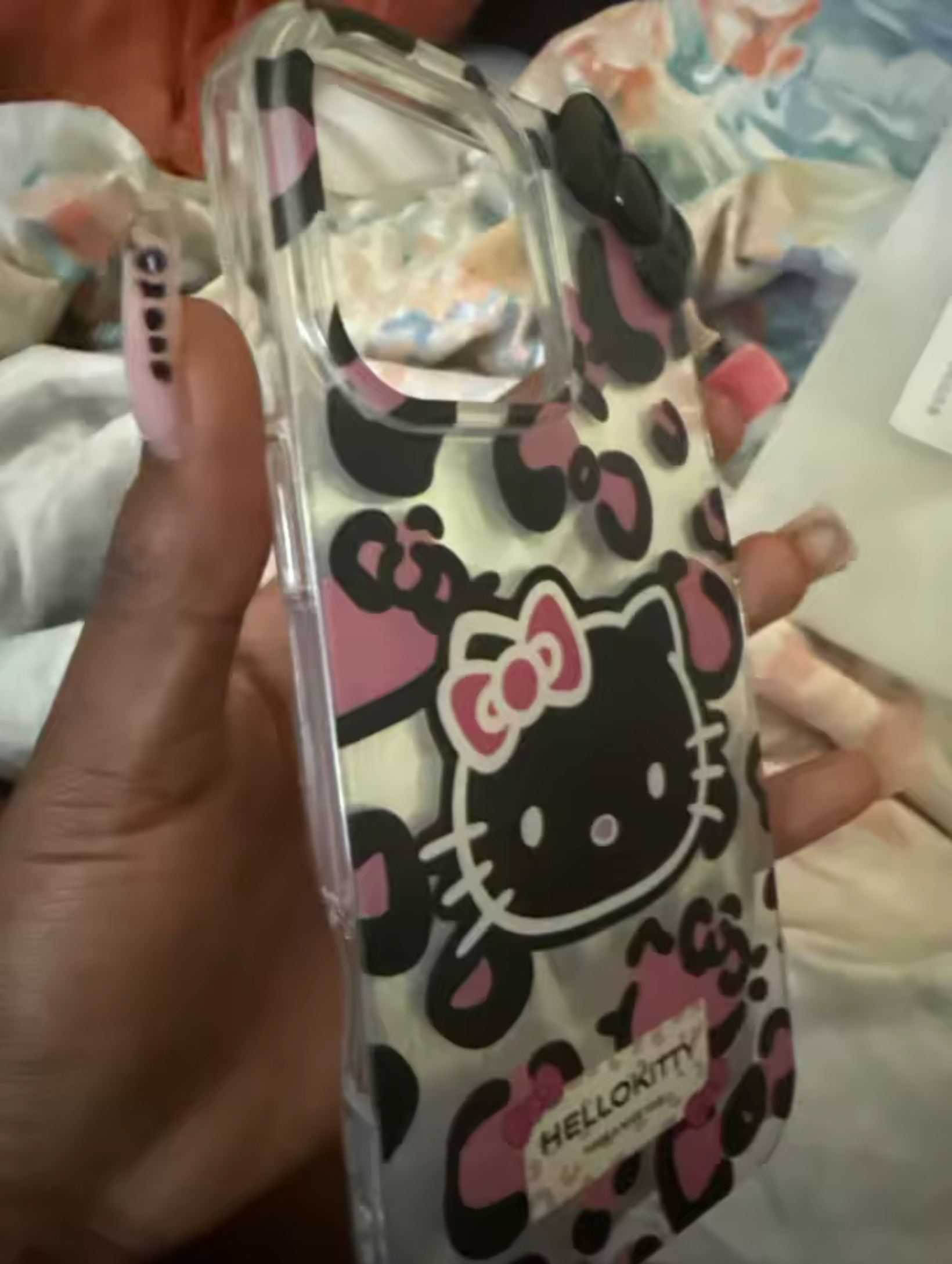Y2k Hello Kitty Pink Leopard Print IPhone Case