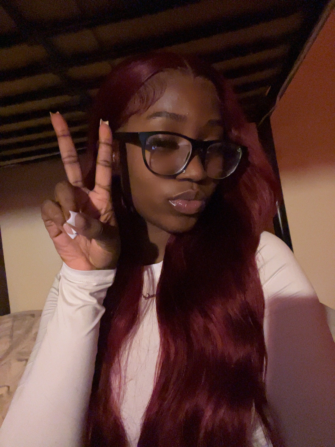 99j Burgundy BodyWave Wig | 13x4 180 Density | 28 inches